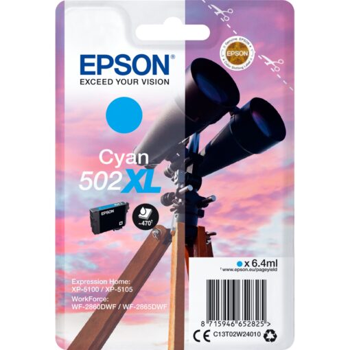 Epson Tinte cyan 502XL (C13T02W24010)