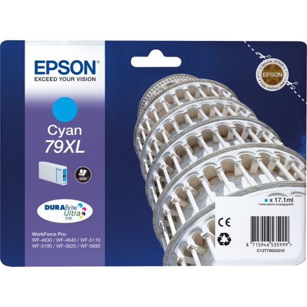 Epson Tinte cyan 79XL C13T79024010