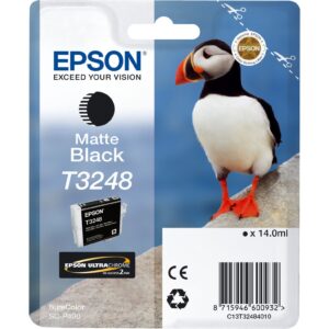 Epson Tinte mattschwarz C13T32484010