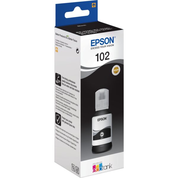 Epson Tinte schwarz 102 EcoTank (C13T03R140)