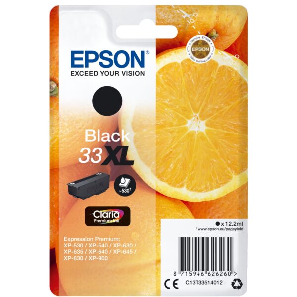 Epson Tinte schwarz 33XL (C13T33514012)