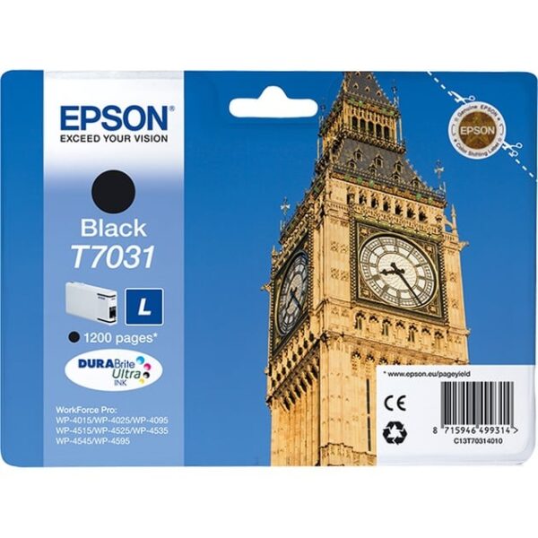 Epson Tinte schwarz C13T70314010