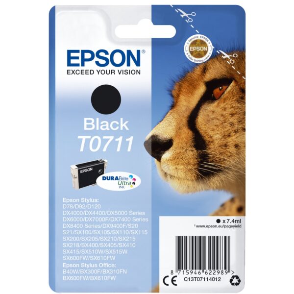 Epson Tinte schwarz T0711 (C13T07114012)