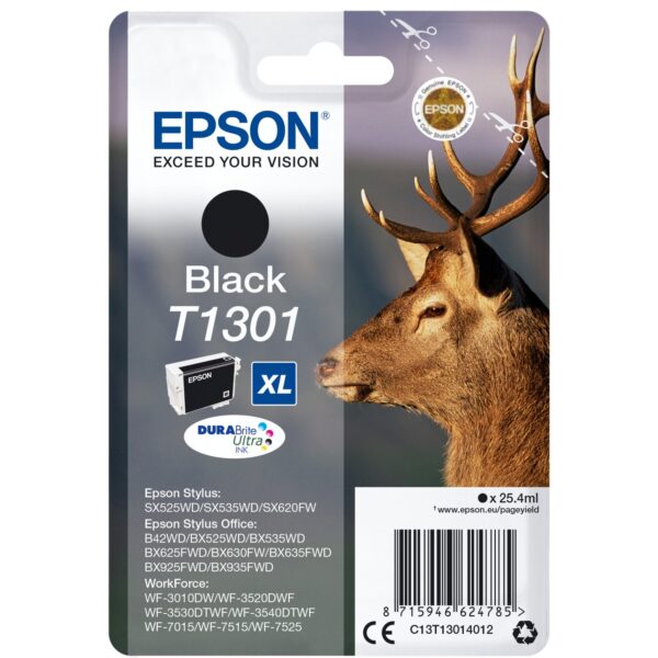 Epson Tinte schwarz T1301XL (C13T13014012)