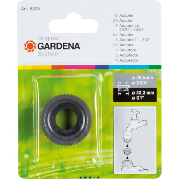 Gardena Adapter G1" IG > G 3/4" AG