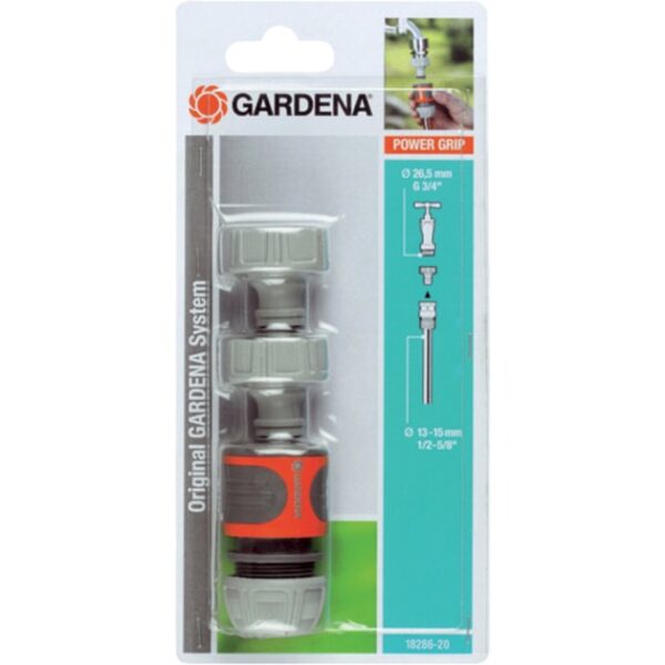 Gardena Anschluss-Satz für 13mm (1/2")- und 15mm (5/8”)-Schläuche