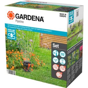 Gardena Komplett-Set Pipeline mit Viereckregner