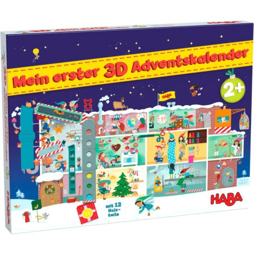 HABA Mein erster 3D-Adventskalender - In der Weihnachtsfabrik