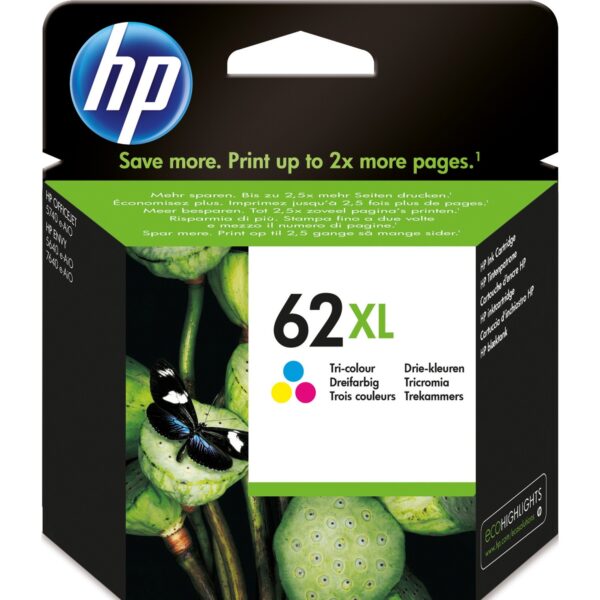 HP Tinte dreifarbig Nr. 62XL (C2P07AE)