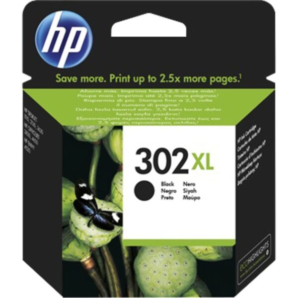 HP Tinte schwarz Nr. 302XL (F6U68AE)