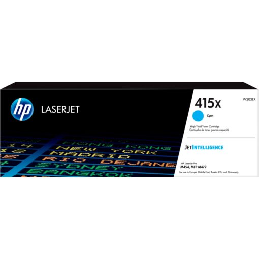 HP Toner cyan 415X (W2031X)