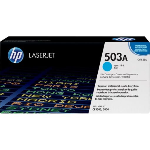 HP Toner cyan 503A (Q7581A)