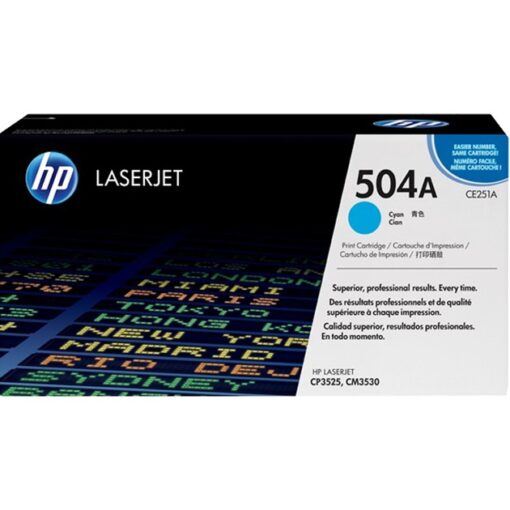 HP Toner cyan 504A (CE251A)