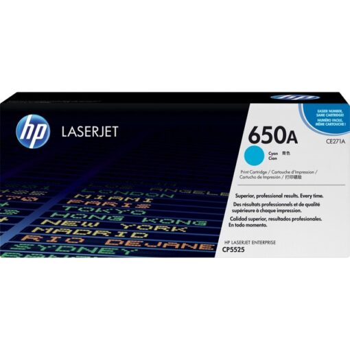 HP Toner cyan 650A (CE271A)