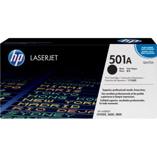 HP Toner schwarz 501A (Q6470A)