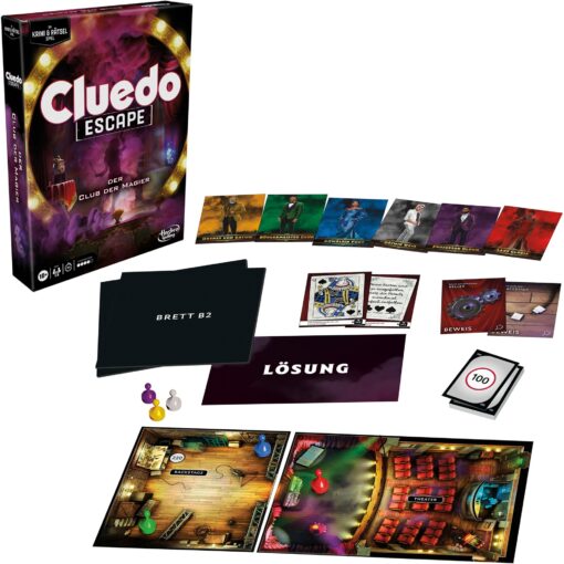 Hasbro Cluedo Escape Der Club der Magier