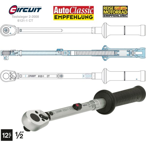 Hazet Drehmomentschlüssel 6122-1CT