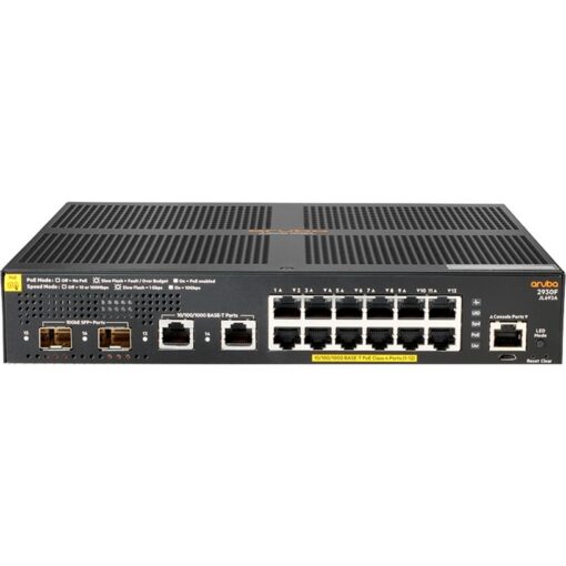 Hewlett Packard Enterprise Aruba 2930F 12G PoE+