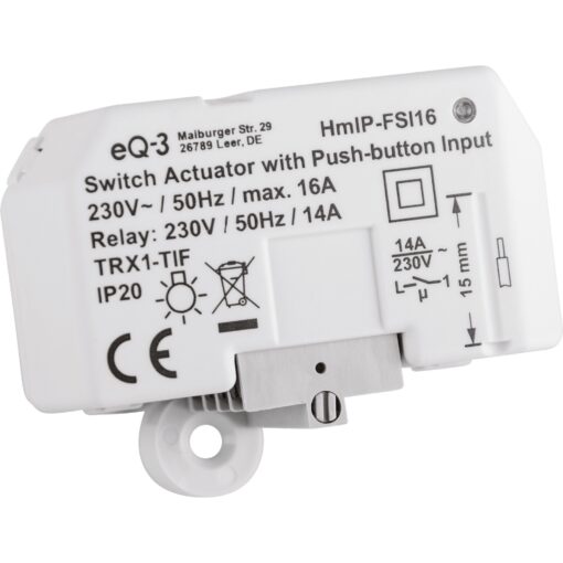 Homematic IP Schaltaktor mit Tastereingang (HmIP-FSI16)