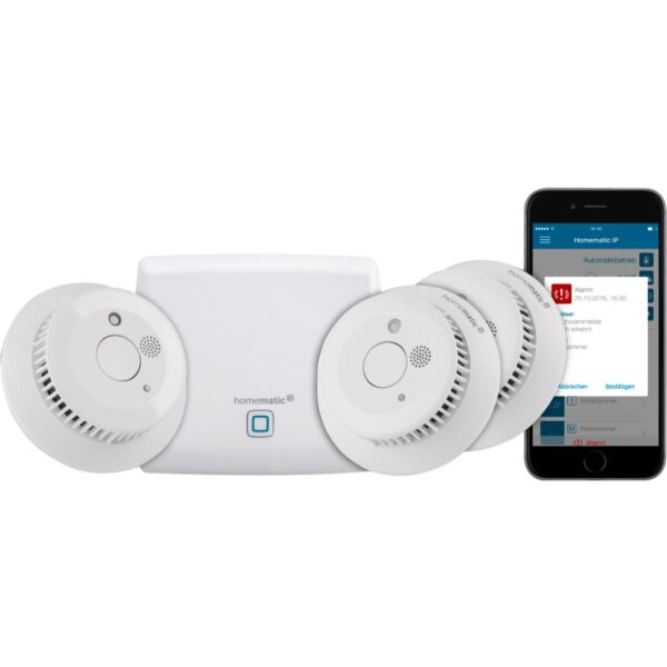 Homematic IP Smart Home Starterset Rauchwarnmelder (HmIP-SK4)