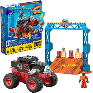 Hot Wheels Monster Trucks Bone Shaker Crash Set