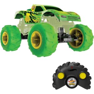 Hot Wheels RC Monster Trucks 1:15 Gunkster Glow in the Dark