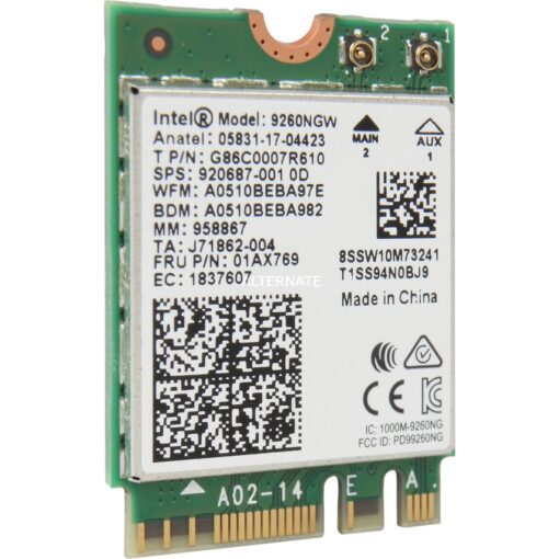 Intel® Dual Band WLAN-AC 9260 M.2