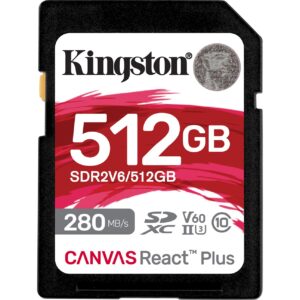 Kingston Canvas React Plus 512 GB SDXC