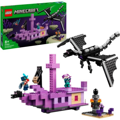 Lego 21264 Minecraft Der Enderdrache und das Endschiff