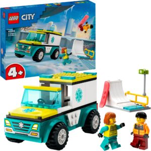 Lego 60403 City Rettungswagen und Snowboarder