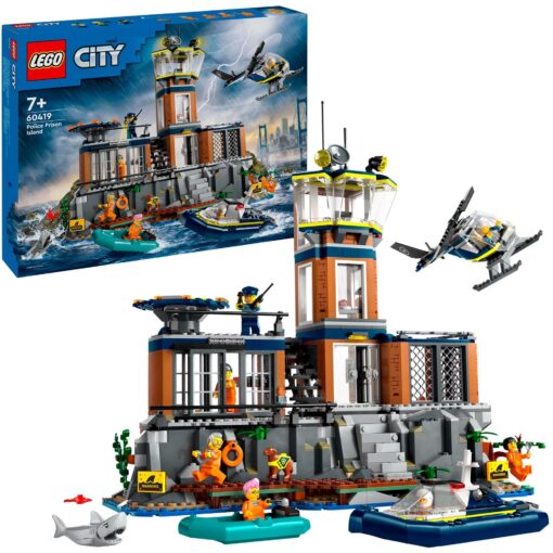 Lego 60419 City Polizeistation auf der Gefängnisinsel