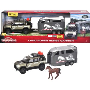 Majorette Land Rover mit Pferdeanhänger