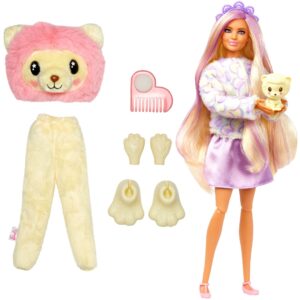 Mattel Barbie Cutie Reveal Cozy Cute Serie - Löwe