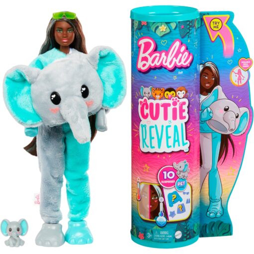 Mattel Barbie Cutie Reveal Dschungel Serie - Elefant