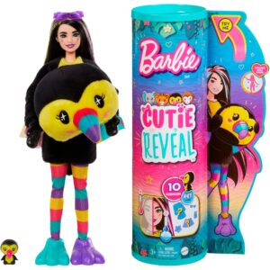 Mattel Barbie Cutie Reveal Dschungel Serie - Tukan