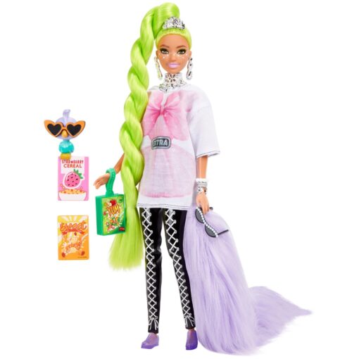 Mattel Barbie Extra Puppe Neongrünes Haar