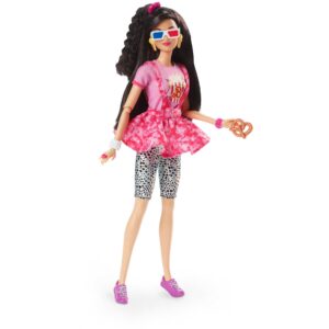 Mattel Barbie Rewind 80er Retro-Serie - Filmabend-Puppe