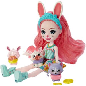 Mattel Enchantimals Baby Bestie Bree Bunny & Twist Bunny