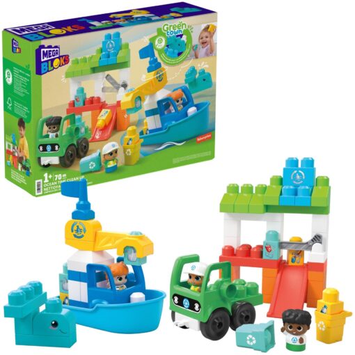 Mattel MEGA BLOKS Green Town Ozean-Reinigungsteam