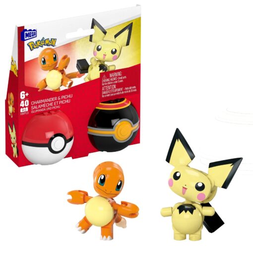 Mattel MEGA Pokémon Poké Ball - Charmander und Pichu