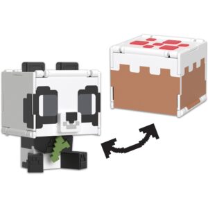 Mattel Minecraft Flippin'' Figure Panda + Cake