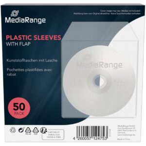 MediaRange CD/DVD Plastikhüllen