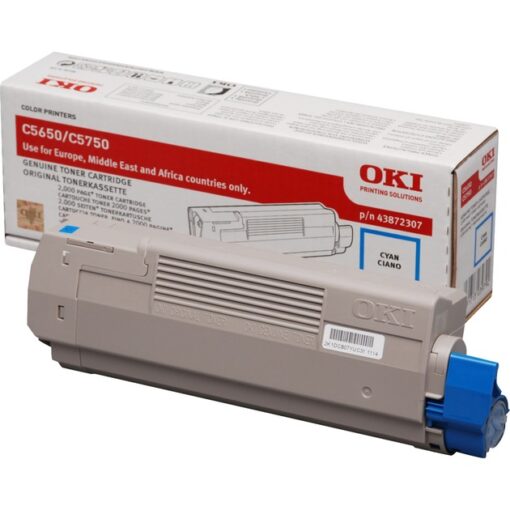 OKI Toner Cyan 43872307