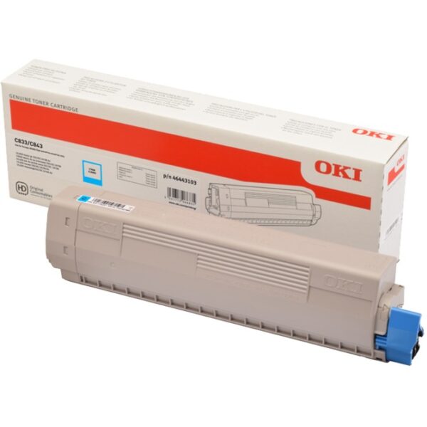 OKI Toner cyan 46443103