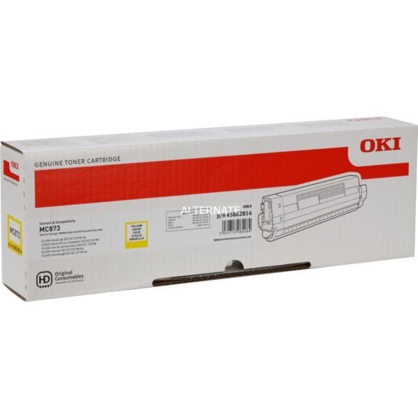 OKI Toner gelb 45862814