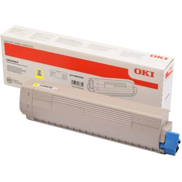 OKI Toner gelb 46443101