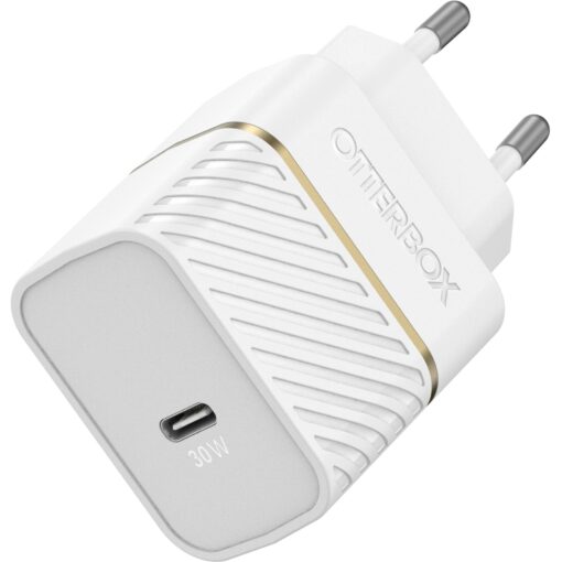 OtterBox USB-C Wand-Schnellladegerät 30W Cloud Dust White