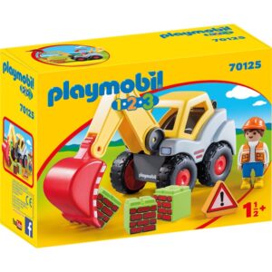 PLAYMOBIL 70125 1.2.3 Schaufelbagger