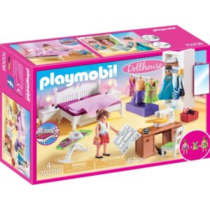 PLAYMOBIL 70208 Dollhouse Schlafzimmer mit Nähecke