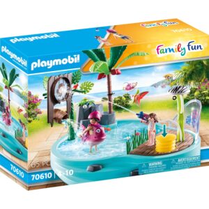 PLAYMOBIL 70610 Family Fun Spaßbecken mit Wasserspritze